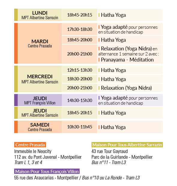 RELAXATION Soham Yoga Montpellier